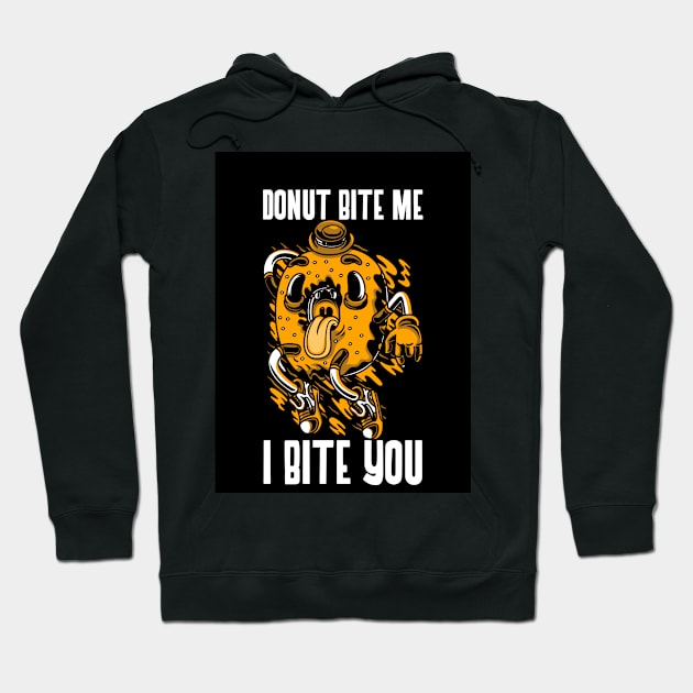 donut bite me Hoodie by Slynado